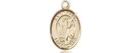 [9031KT] 14kt Gold Saint Elmo Medal