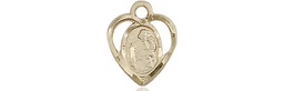 [5406KT] 14kt Gold Saint Joseph Medal