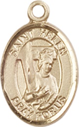 [9043KT] 14kt Gold Saint Helen Medal
