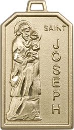 [5722KT] 14kt Gold Saint Jospeh Medal
