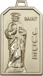 [5725KT] 14kt Gold Saint Jude Medal