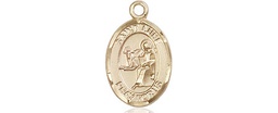 [9068KT] 14kt Gold Saint Luke the Apostle Medal