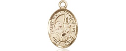 [9071KT] 14kt Gold Saint Mary Magdalene Medal
