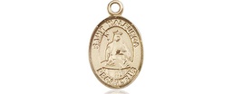 [9126KT] 14kt Gold Saint Walburga Medal