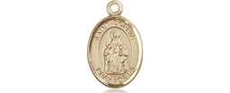 [9136KT] 14kt Gold Saint Sophia Medal