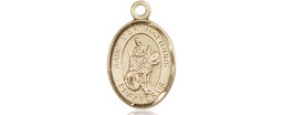 [9200KT] 14kt Gold Saint Martin of Tours Medal