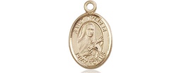 [9210KT] 14kt Gold Saint Therese of Lisieux Medal