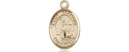 [9211KT] 14kt Gold Saint Germaine Cousin Medal