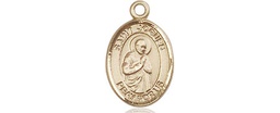 [9212KT] 14kt Gold Saint Isaac Jogues Medal