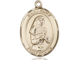 [7047KT] 14kt Gold Saint Emily de Vialar Medal