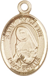 [9236KT] 14kt Gold Saint Madeline Sophie Barat Medal
