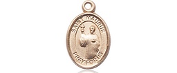 [9241KT] 14kt Gold Saint Maurus Medal