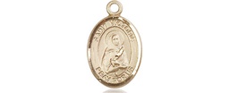 [9253KT] 14kt Gold Saint Victoria Medal
