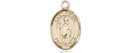 [9256KT] 14kt Gold Saint Austin Medal