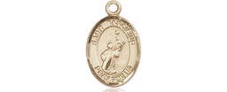 [9261KT] 14kt Gold Saint Tarcisius Medal