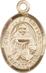 [9267KT] 14kt Gold Saint Julia Billiart Medal