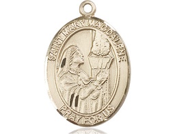 [7071KT] 14kt Gold Saint Mary Magdalene Medal
