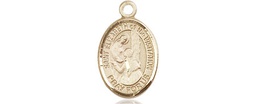 [9311KT] 14kt Gold Saint Elizabeth of the Visitation Medal