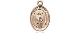 [9315KT] 14kt Gold Saint Ronan Medal