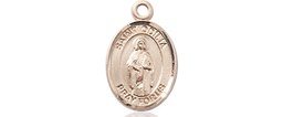 [9319KT] 14kt Gold Saint Odilia Medal