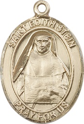 [7103KT] 14kt Gold Saint Edith Stein Medal