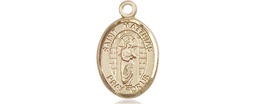 [9331KT] 14kt Gold Saint Matthias the Apostle Medal