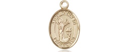 [9332KT] 14kt Gold Saint Kenneth Medal