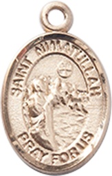 [9339KT] 14kt Gold Saint Nimatullah Medal