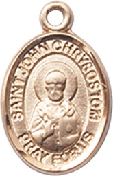 [9358KT] 14kt Gold Saint John Licci Medal
