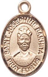 [9360KT] 14kt Gold Saint Josephine Bakhita Medal