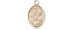 [9361KT] 14kt Gold Saint Edwin Medal