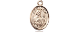 [9367KT] 14kt Gold Saint Kieran Medal