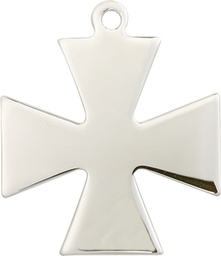 [2043SS] Sterling Silver Surfer Cross Medal