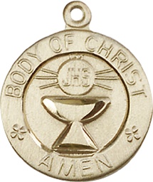 [2094GF] 14kt Gold Filled Body of Christ Medal