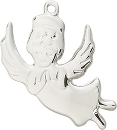[2129SS] Sterling Silver Angel Medal