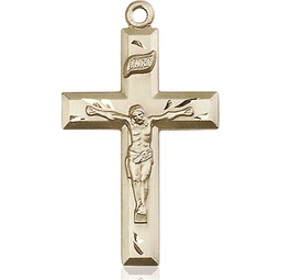 [2186GF] 14kt Gold Filled Crucifix Medal