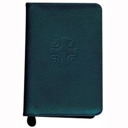 [404/10LC] Liturgy Of The Hours Leather Zipper Case (Vol. Iv) (Green