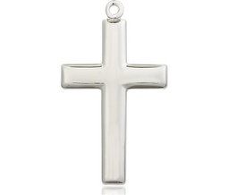 [2190SS] Sterling Silver Cross Medal
