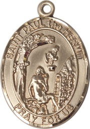 [8394GF] 14kt Gold Filled Paul the Hermit Medal