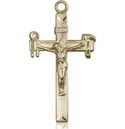 [2194GF] 14kt Gold Filled Crucifix Medal