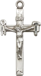[2194SS] Sterling Silver Crucifix Medal