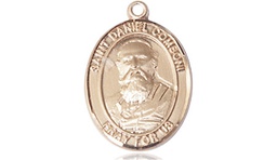 [8400GF] 14kt Gold Filled Saint Daniel Comboni Medal