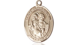 [8410GF] 14kt Gold Filled Saint Peter St Paul Medal
