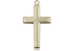 [2195KT] 14kt Gold Cross Medal