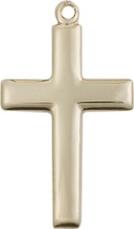 [2195KT] 14kt Gold Cross Medal