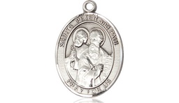 [8410SS] Sterling Silver Saint Peter St Paul Medal