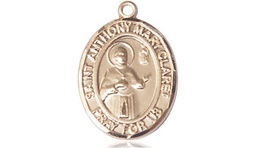 [8416GF] 14kt Gold Filled Saint Anthony Mary Claret Medal