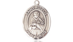 [8426SS] Sterling Silver Saint Fidelis Medal