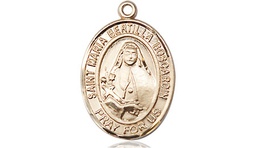 [8428GF] 14kt Gold Filled Saint Maria Bertilla Boscardin Medal