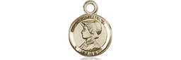[2339GF] 14kt Gold Filled Saint Elizabeth Ann Seton Medal